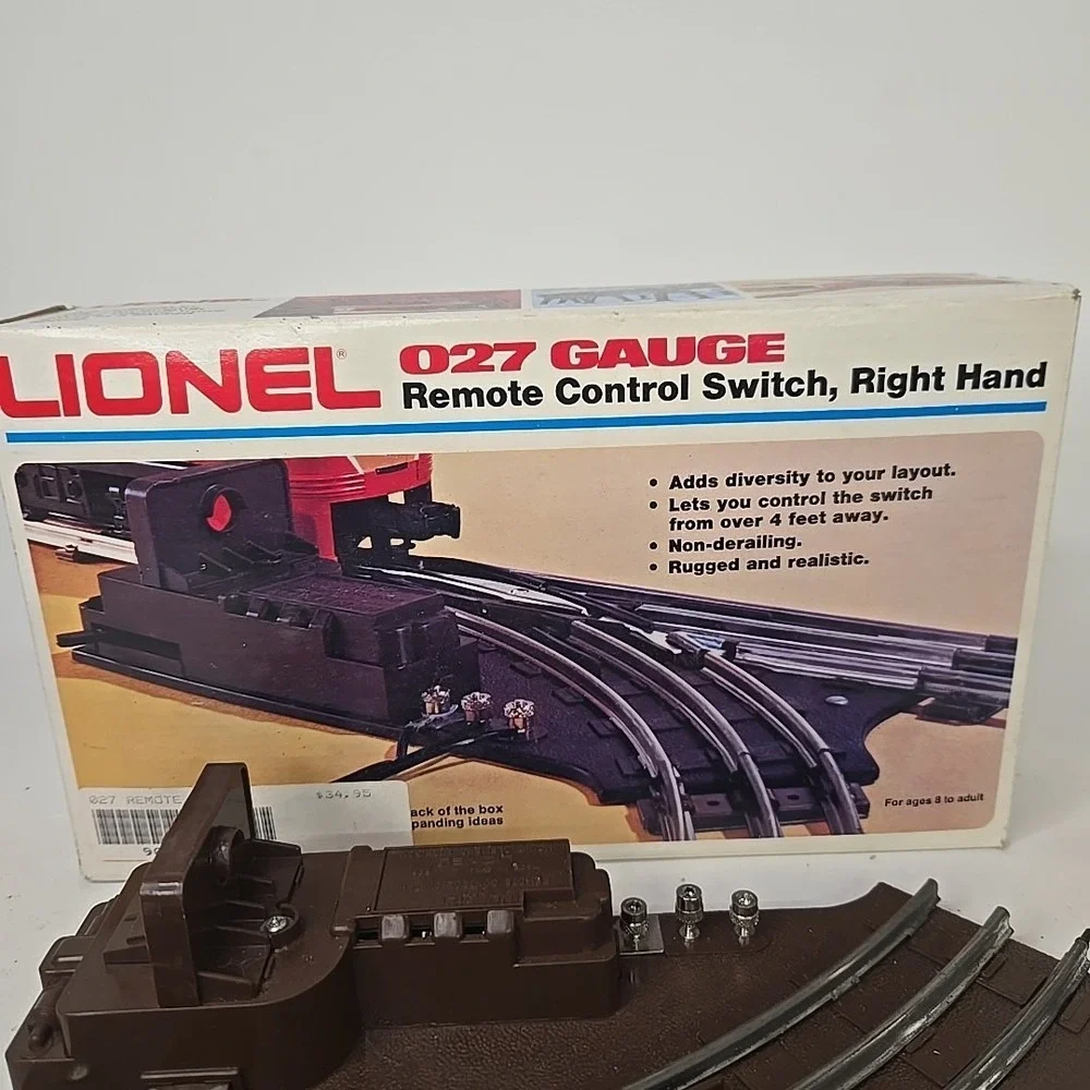 LIONEL O-27 6-5122 RIGHT REMOTE‎ CONTROL SWITCH IN BOX - W CONTROLLER - EX+